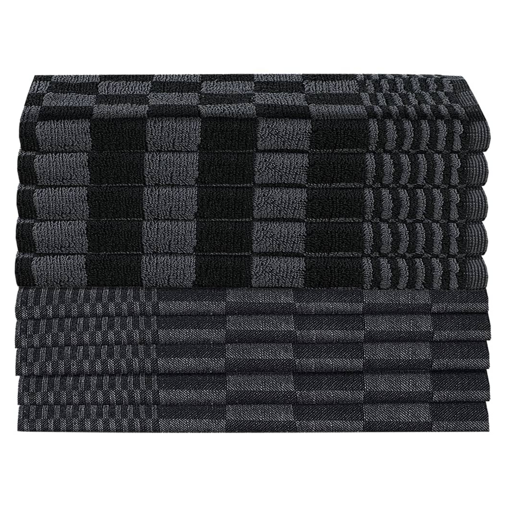 10-kitchen-towels-set-black-grey-cotton-2