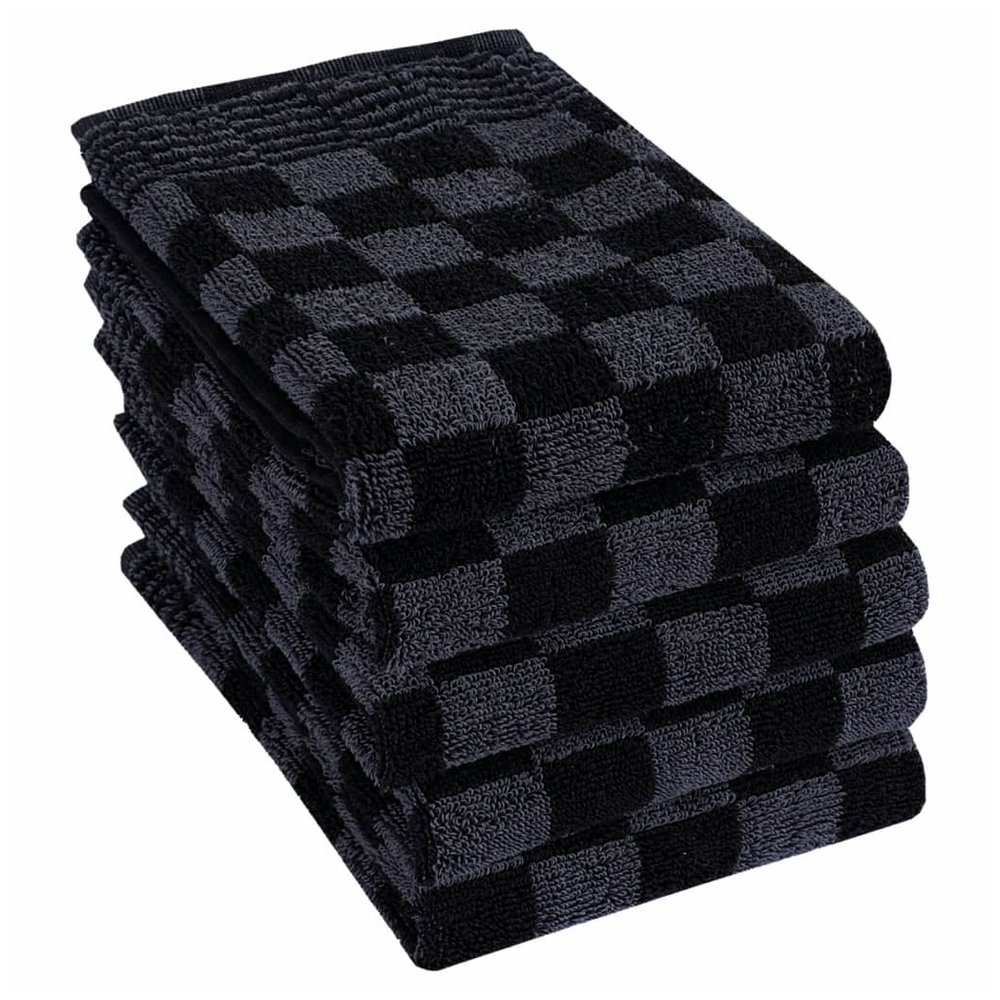 10-kitchen-towels-set-black-grey-cotton-3