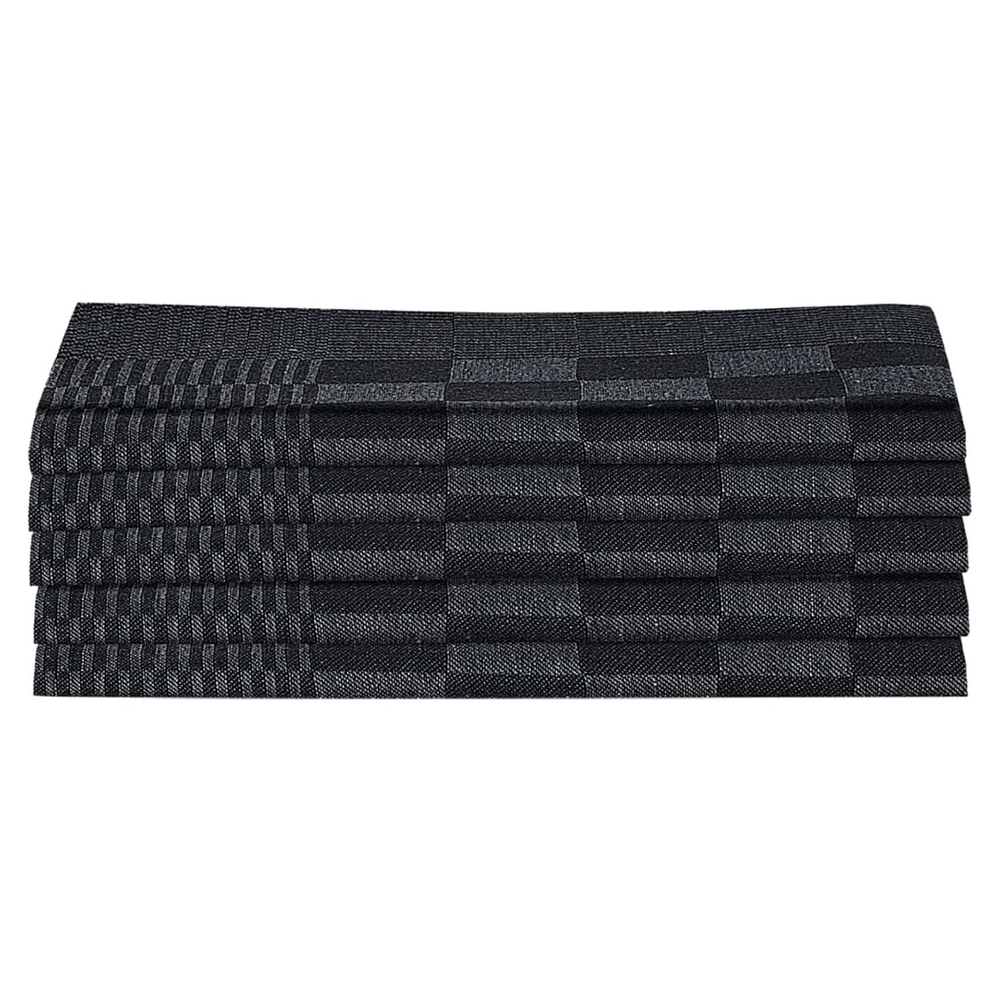 10-kitchen-towels-set-black-grey-cotton-4