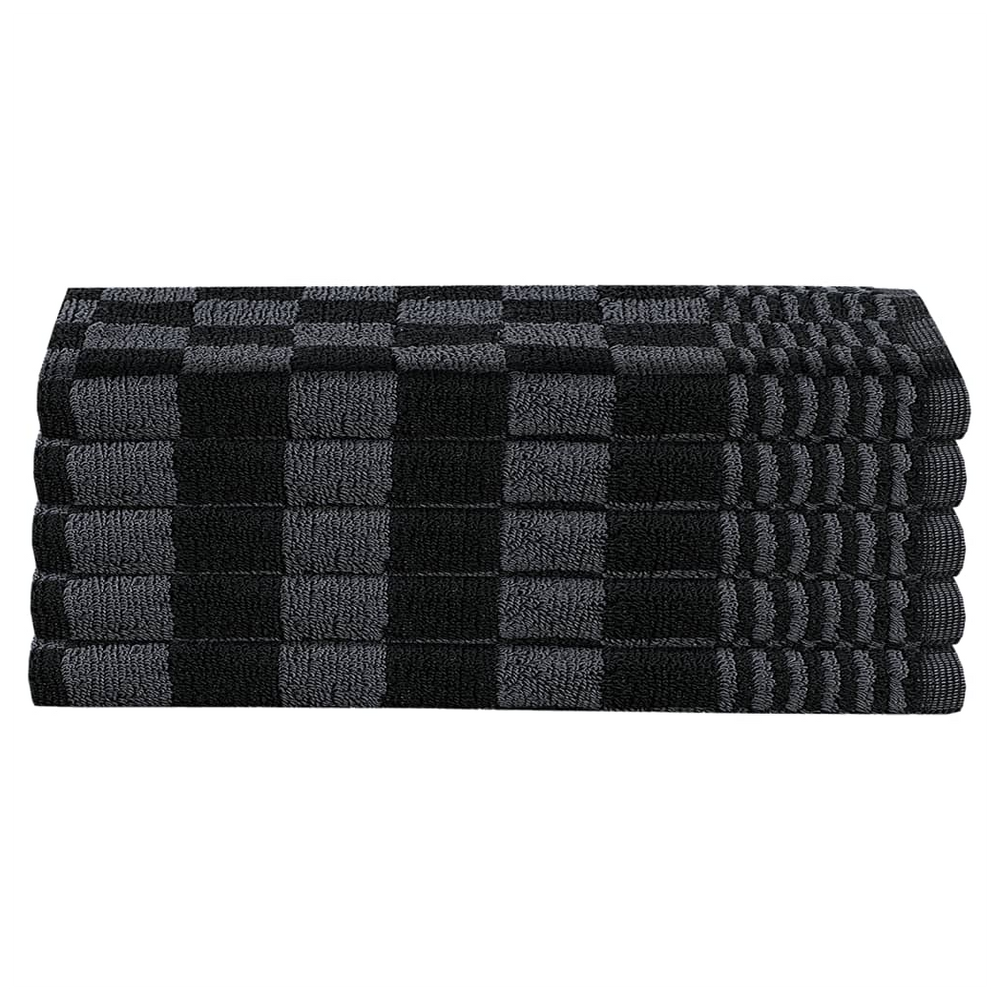 10-kitchen-towels-set-black-grey-cotton-5