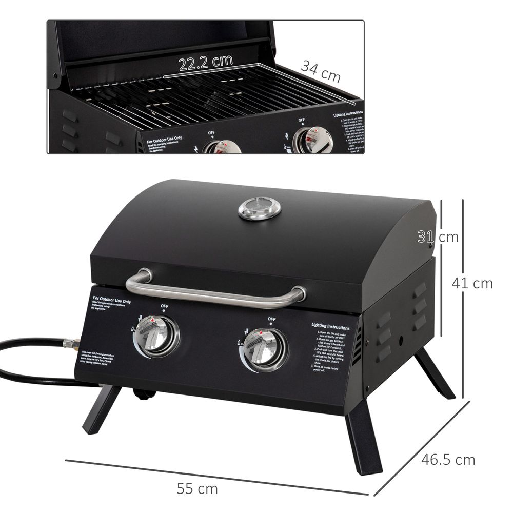 2-burner-portable-gas-BBQ-grill-folding-2