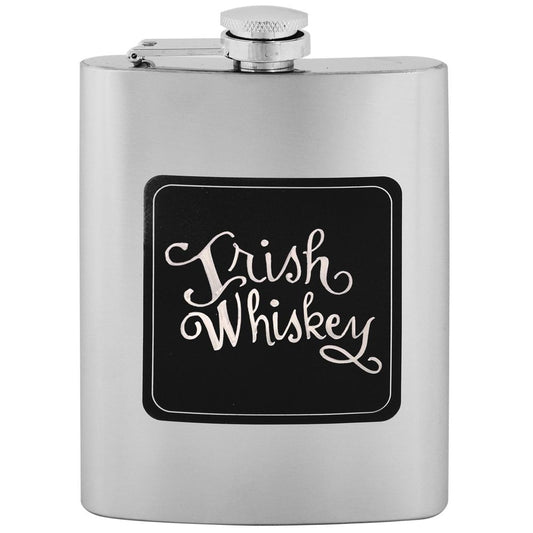 Irish-whiskey-hip-flask-silver