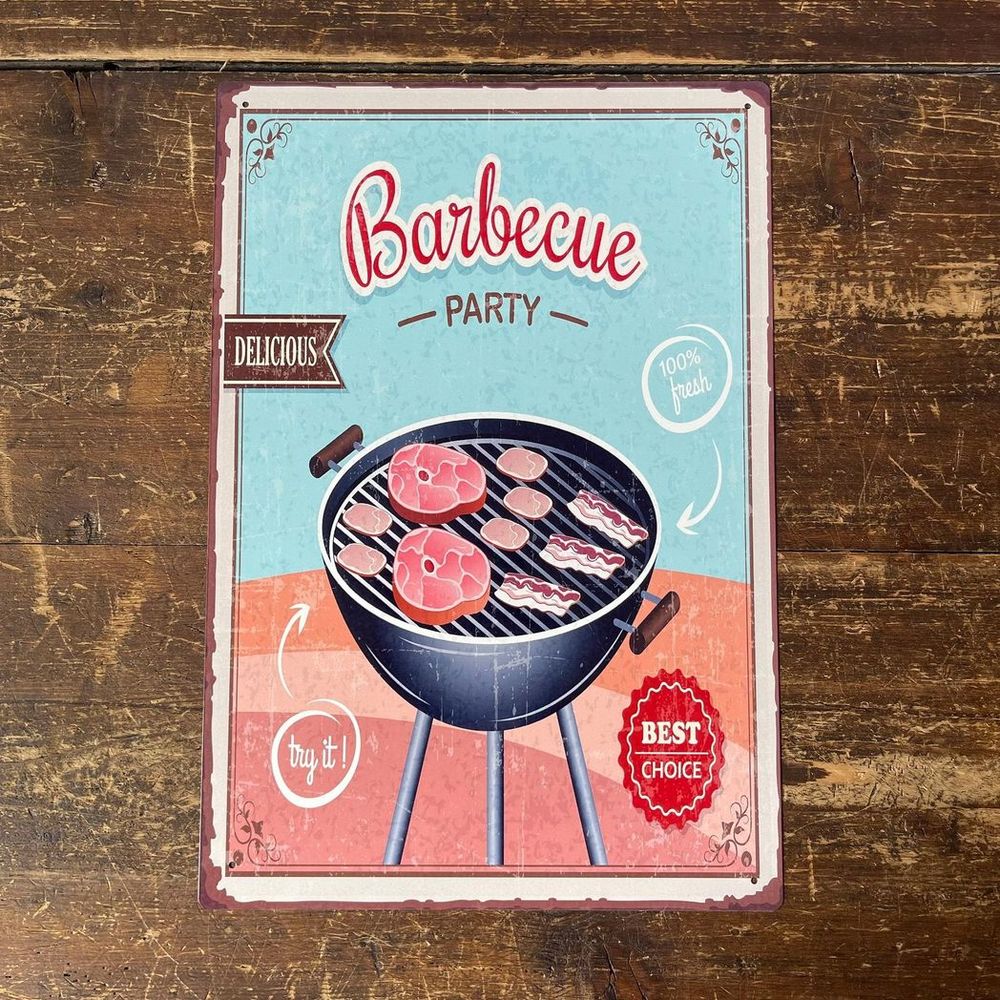 barbecue-party-sign-vintage-2