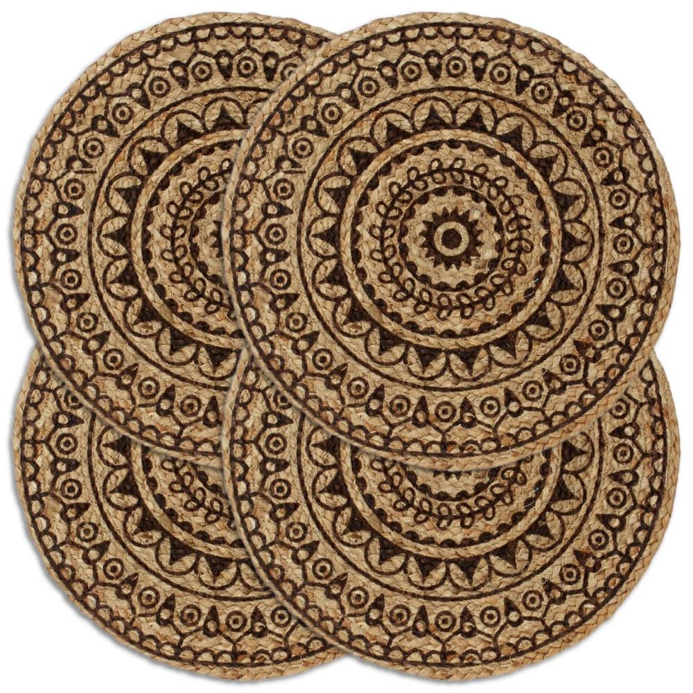 handmade-round-placemats-brown-design