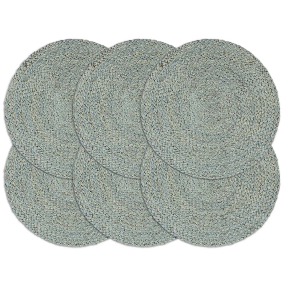 handmade-round-placemats-olive-green-1